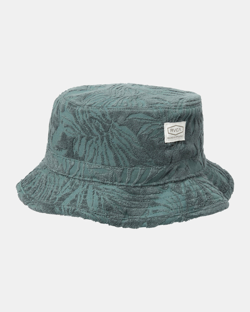 Load image into Gallery viewer, Rvca Palms Down Unisex Bucket Hat Balsam Green AVYHA00631-ABG
