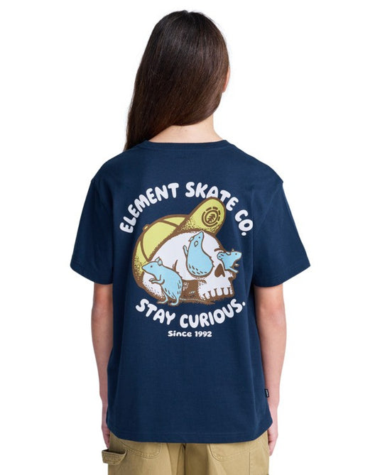 Element Kids Curious Y T-Shirt Eclipse Navy ELBZT00252-ECN