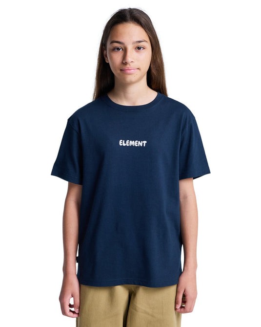Element Kids Curious Y T-Shirt Eclipse Navy ELBZT00252-ECN
