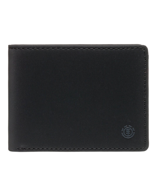 Element Men's Icon Mini Heavy Duty Small Tri-Fold Wallet Flint Black ELYAA00206-FBK