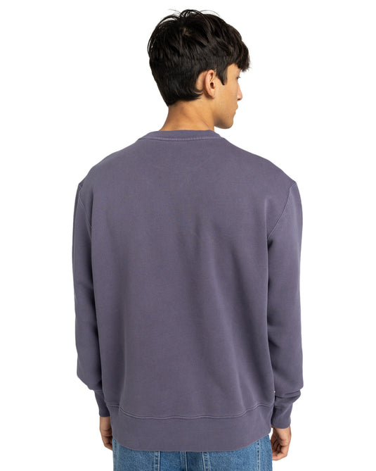 Element Men's Lowcase Pigment Crew Sweatshirt Graystone ELYFT00172-KRB0