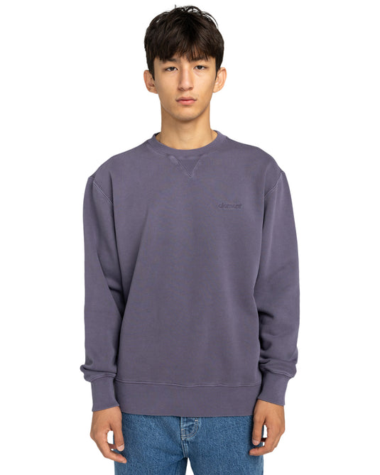 Element Men's Lowcase Pigment Crew Sweatshirt Graystone ELYFT00172-KRB0
