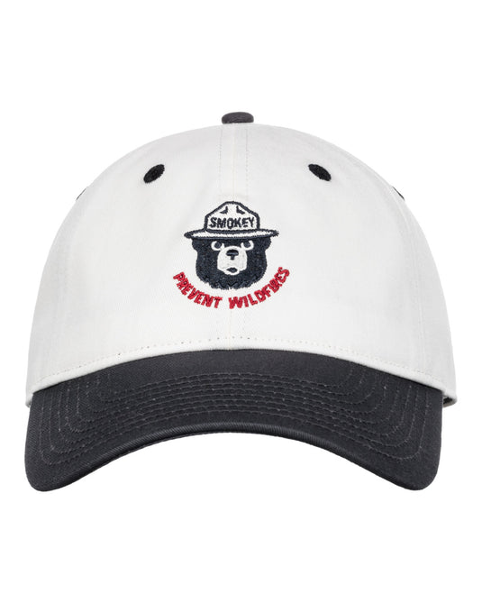 Smokey Bear x Element Fluky Men's Baseball Cap Egret ELYHA00157-WBS0