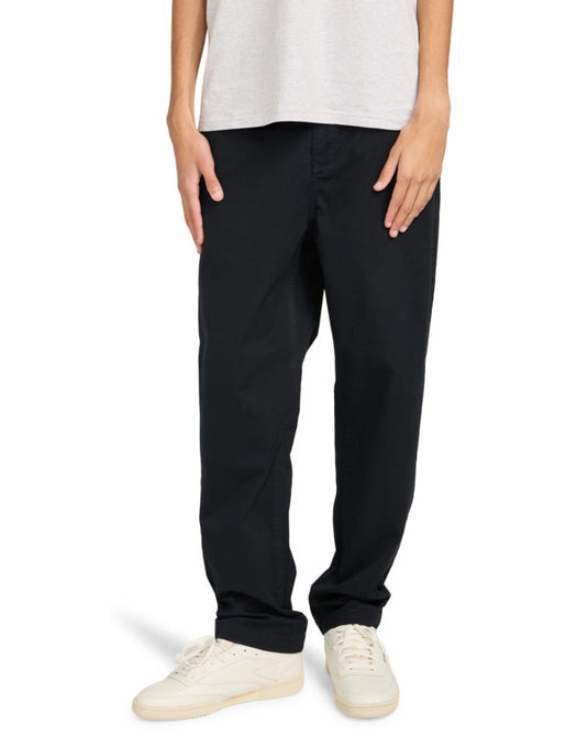 Element Men's Regular Comfort Twill Chino Pants Flint Black ELYNP00190-FBK