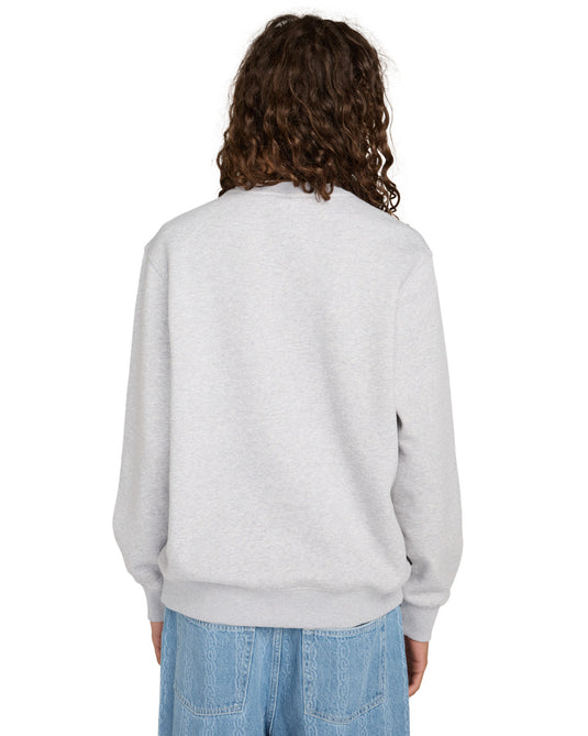 Element Men's Home Team Cr Sweatshirt Mid Grey Heather ELYSF00299-SGBH