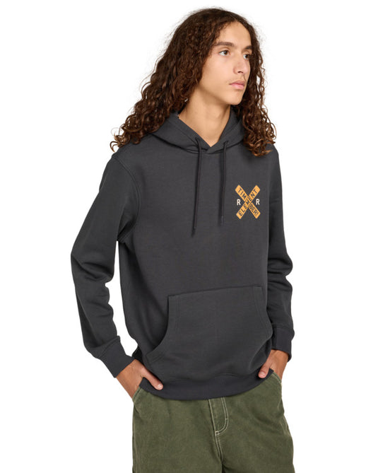 Element Men's Timber Signs Po Hoodie Off Black ELYSF00313-KTA0