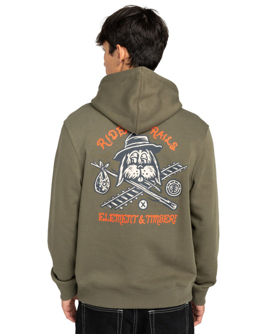 Element Men's Timber Hobos Hoodie Kalamata ELYSF00314-GZH0