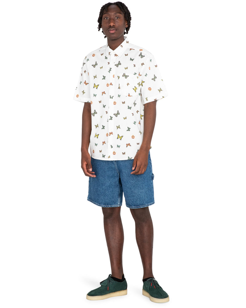 Load image into Gallery viewer, Element x Smokey Bear Ditsy Men&#39;s Shirt Egret ELYWT00150-WBS0
