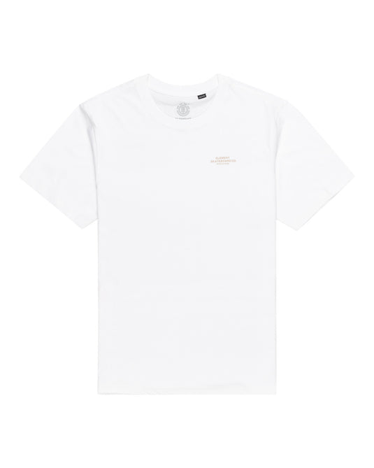 Element Men's Skateboard Co Short Sleeves T-Shirt Optic White ELYZT00493-WBB0