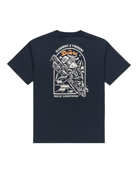 Element Men's Timber Carry Short Sleeves T-Shirt Eclipse Navy ELYZT00520-ECN