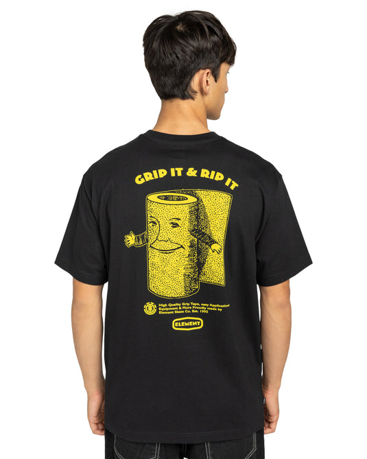 Element Men's Grip It T-Shirt Flint Black ELYZT00567-FBK