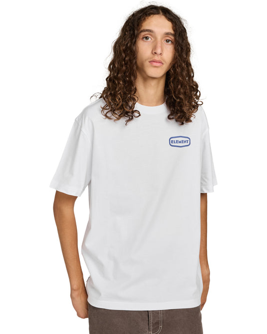 Element Men's Grip It T-Shirt Optic White ELYZT00567-WBB0