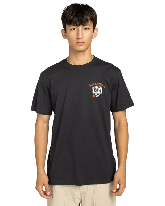 Element Men's Timber Hobos T-Shirt Off Black ELYZT00582-KTA0