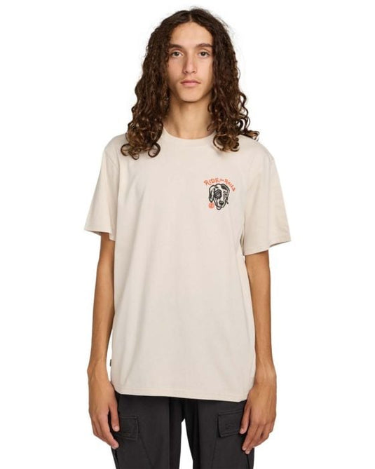 Element Men's Timber Hobos T-Shirt Oat Milk ELYZT00582-TEG0