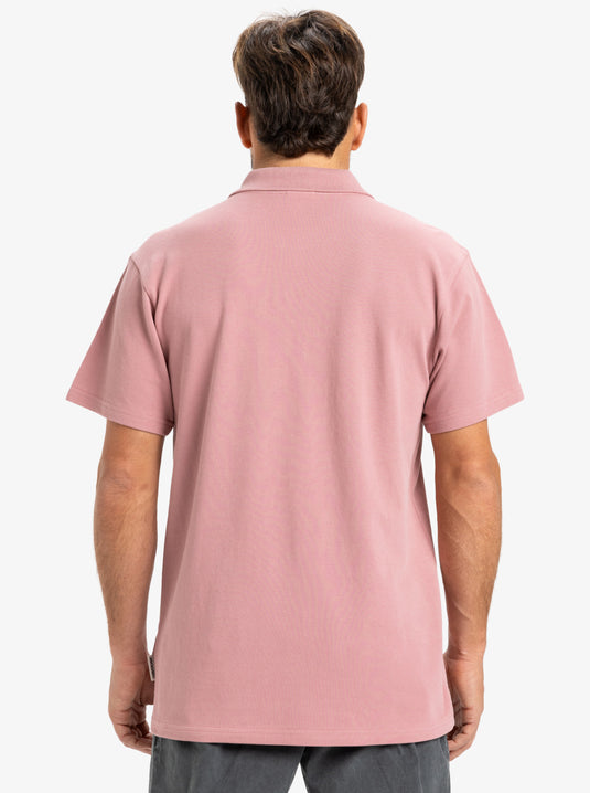 Quiksilver Men's DNA Polo T-Shirt Lilac EQYKT04362-PJM0