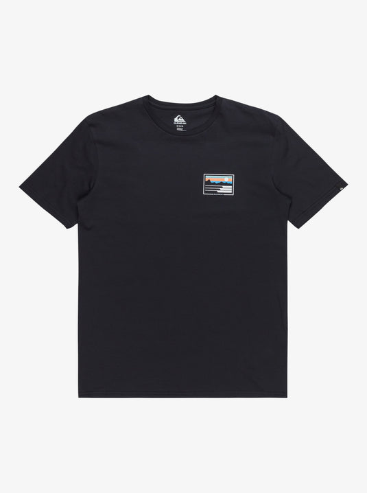 Quiksilver Men's Land And Sea Regual Fit T-Shirt Dark Navy EQYZT07669-KTP0