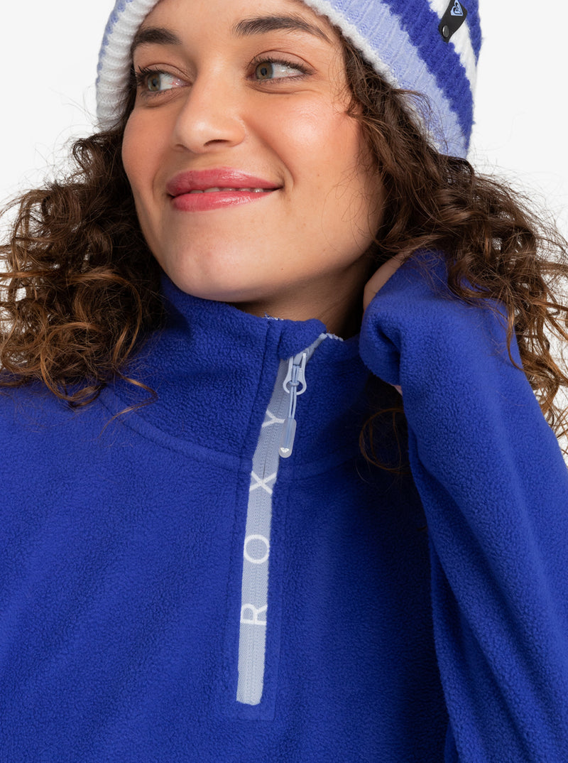 Load image into Gallery viewer, Roxy Sayna Technical Half Zip Fleece Bluing ERJFT04719-PRC0

