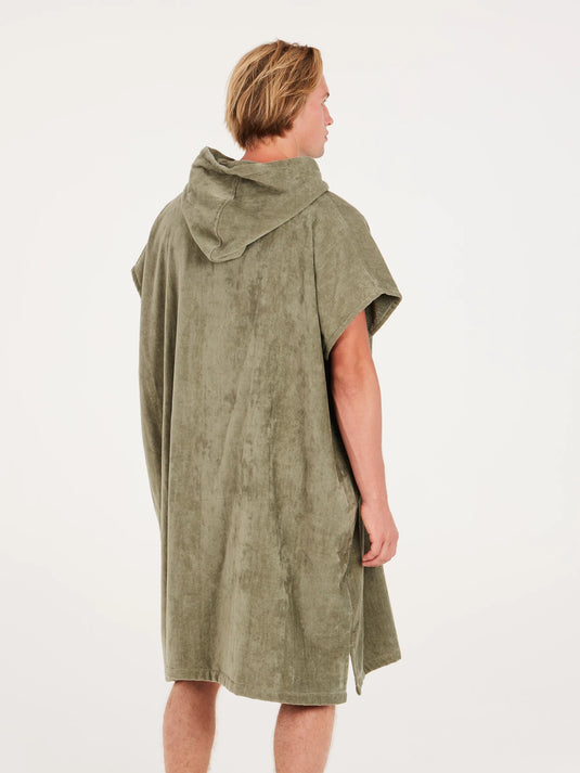 Protest Men's Purdey Towel Poncho Artichoke Green 3777200_476