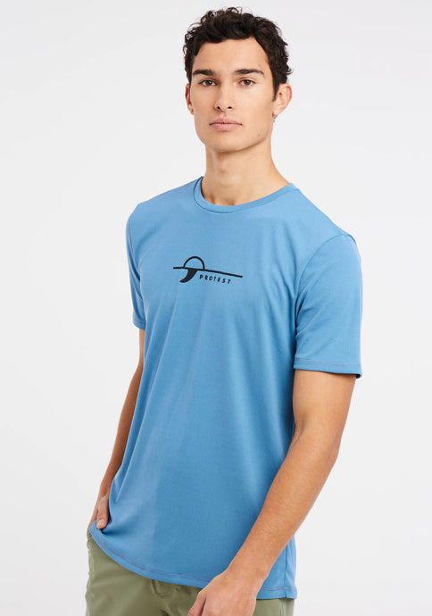 Protest Men's Legundi Surf Regular Fit T-Shirt River Blue 7718100_511