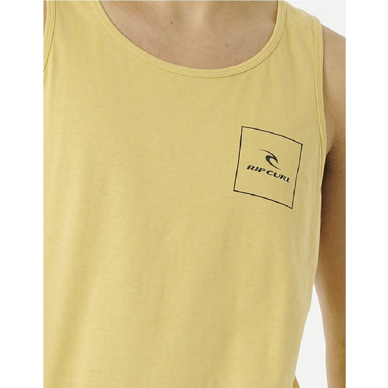 Load image into Gallery viewer, Rip Curl Men&#39;s Corp Icon Tank Top Washed Yellow 03IMTE-9746
