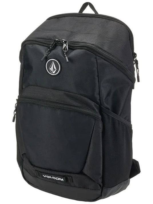 Volcom Unisex Slam School Backpack Black D6532501-BLK