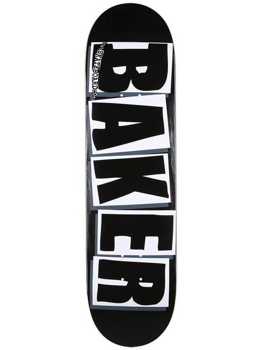 Baker Brand Logo 8.0 Skateboard Deck White/Black 301033200