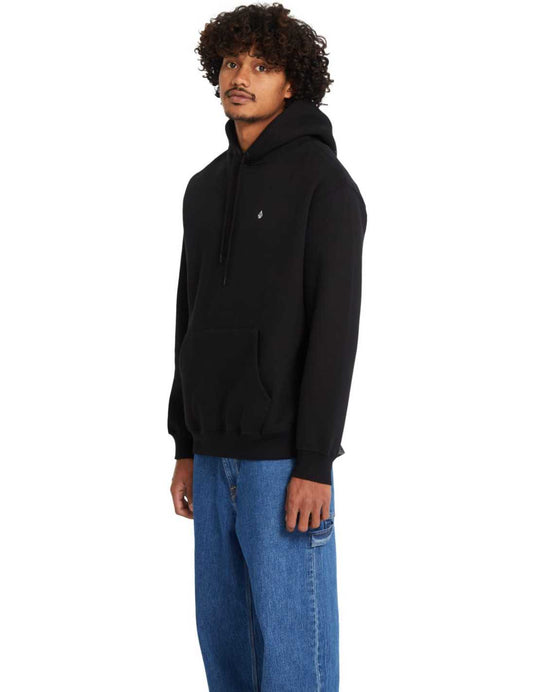 Volcom Men's Single Stone Hoodie Black A4112514-BLK