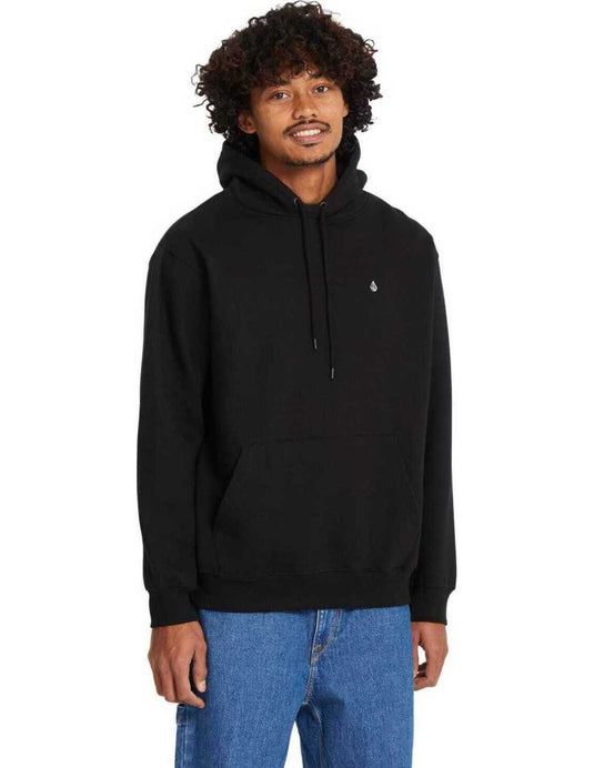 Volcom Men's Single Stone Hoodie Black A4112514-BLK