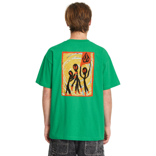 Volcom Men's Gonyvaders T-Shirt Mint A4312556_MNT