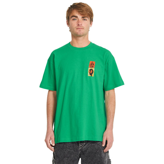Volcom Men's Gonyvaders T-Shirt Mint A4312556_MNT
