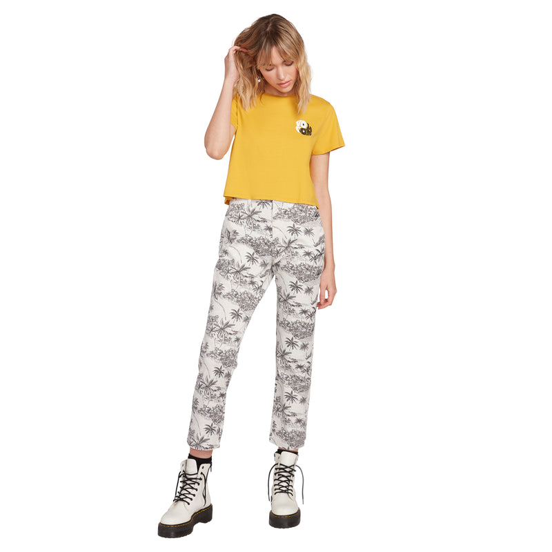 Load image into Gallery viewer, Volcom Frochickie Highrise Pant Star White B1131809_SWH
