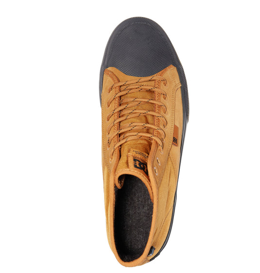 DC Manual Hi Top Winterized Shoes Wheat ADYS300741-WE9