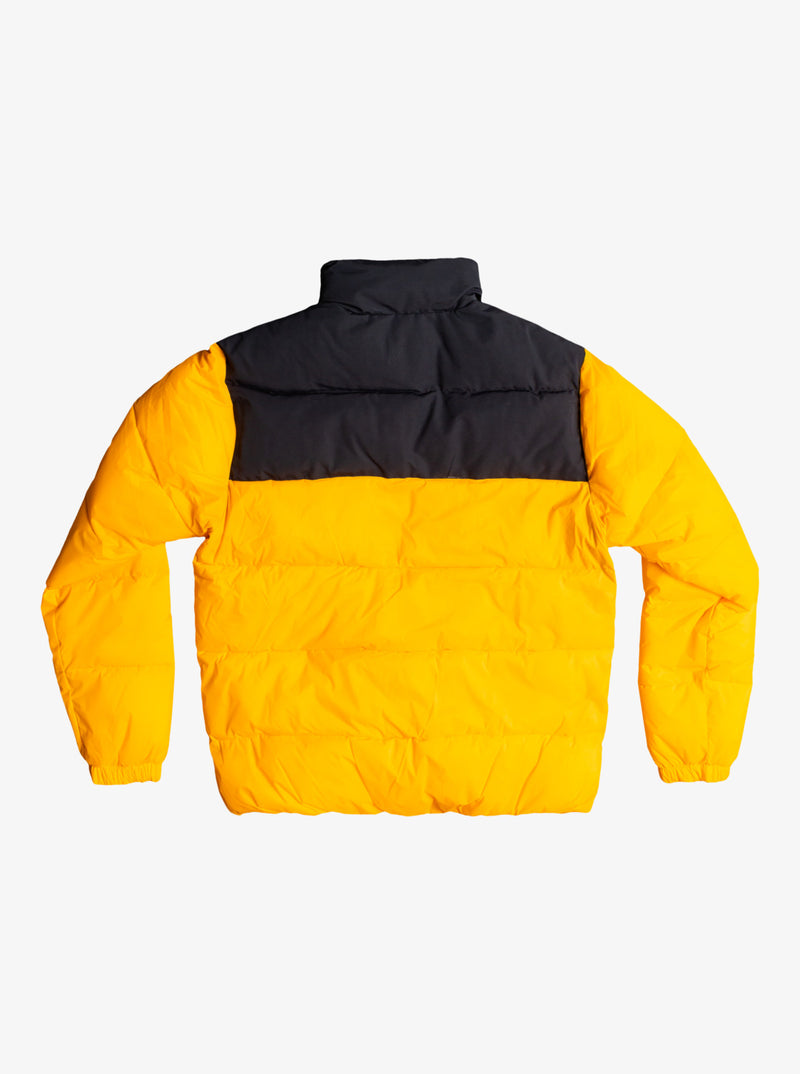 Load image into Gallery viewer, Quiksilver Wolf Shoulder Colourblock Puffer Jacket Radiant Yellow EQYJK03899-NJZ0
