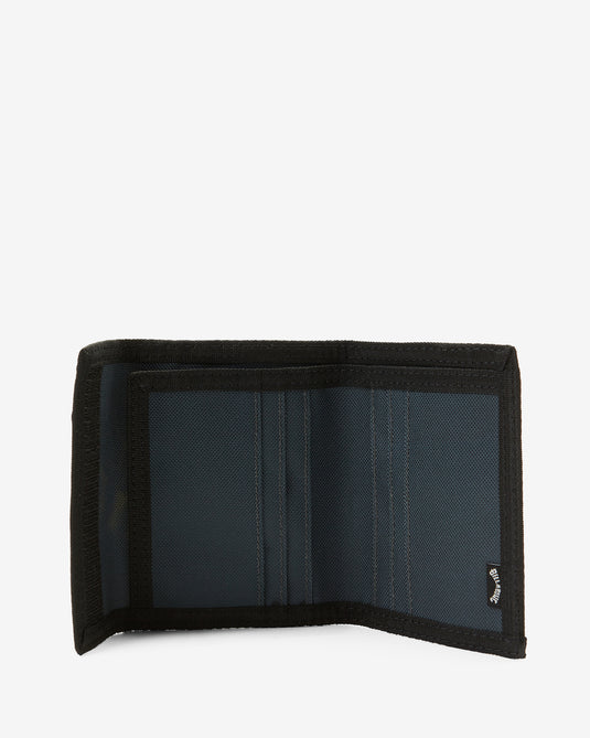 Billabong Tribong Lite Tri-Fold Wallet Charcoal F5WL03BIF2-0018