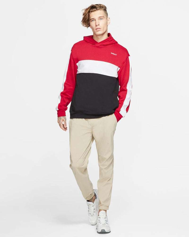 Load image into Gallery viewer, Hurley Blocked Pullover Hoodie CI7238-687 Red
