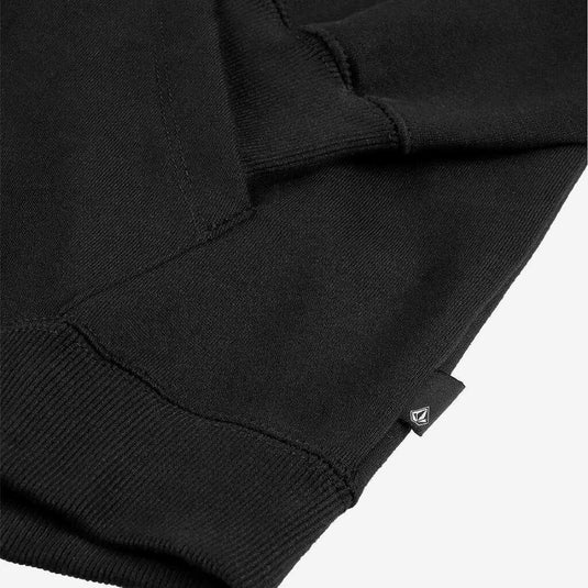Volcom Men's Single Stone Zip Hoodie Black A4832500-BLK