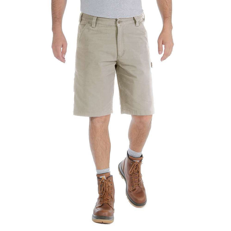 Load image into Gallery viewer, Carhartt Men&#39;s Rugged Flex Relaxed Fit Canvas Utility Work Short Tan 103652-232
