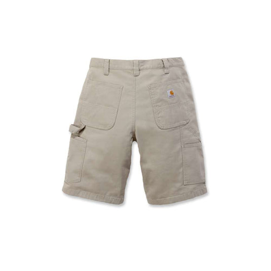 Carhartt Men's Rugged Flex Relaxed Fit Canvas Utility Work Short Tan 103652-232