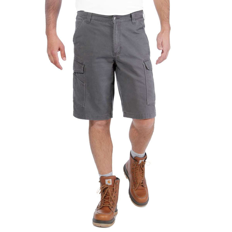 Load image into Gallery viewer, Carhartt Men's Rugged Flex Relaxed Fit Canvas Cargo Work Short Shadow 103542-029
