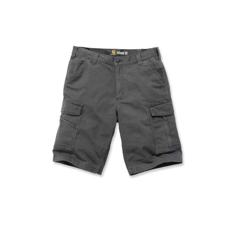 Load image into Gallery viewer, Carhartt Men's Rugged Flex Relaxed Fit Canvas Cargo Work Short Shadow 103542-029
