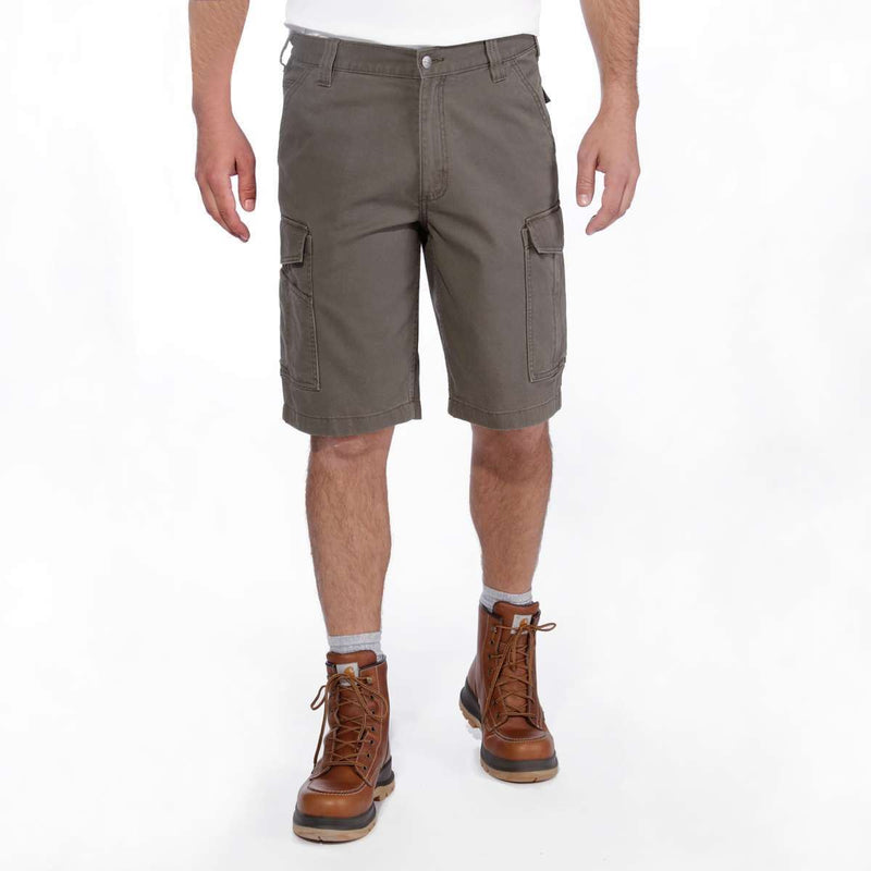 Load image into Gallery viewer, Carhartt Men&#39;s Rugged Flex Relaxed Fit Canvas Cargo Work Short Tarmac 103542-217
