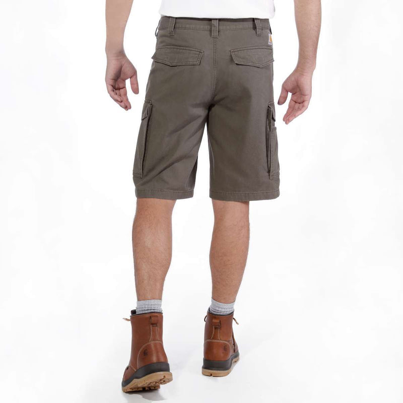 Load image into Gallery viewer, Carhartt Men&#39;s Rugged Flex Relaxed Fit Canvas Cargo Work Short Tarmac 103542-217

