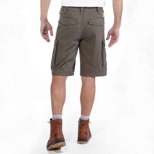 Carhartt Men's Rugged Flex Relaxed Fit Canvas Cargo Work Short Tarmac 103542-217