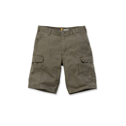 Carhartt Men's Rugged Flex Relaxed Fit Canvas Cargo Work Short Tarmac 103542-217
