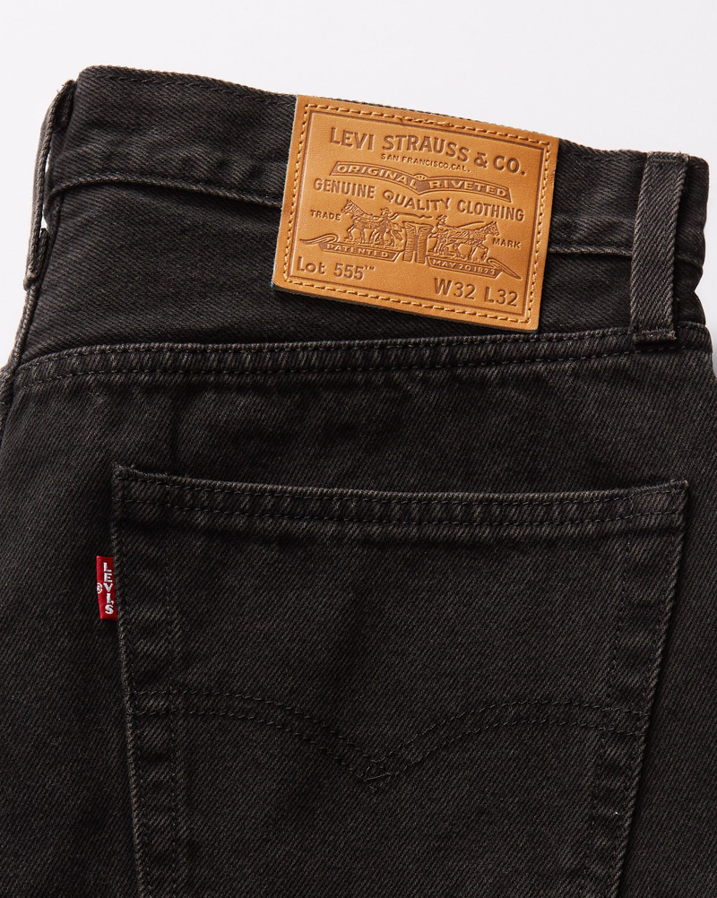 Load image into Gallery viewer, Levi&#39;s Mens&#39; 555™ Relaxed Straight Pants Black 000LO0002
