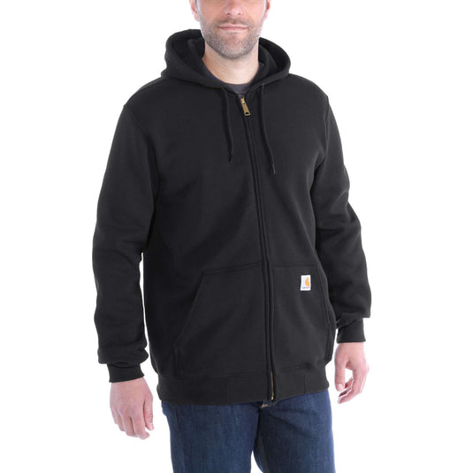 Carhartt Mens' Loose Fit Midweight Full-Zip Sweatshirt Black K122-BLK