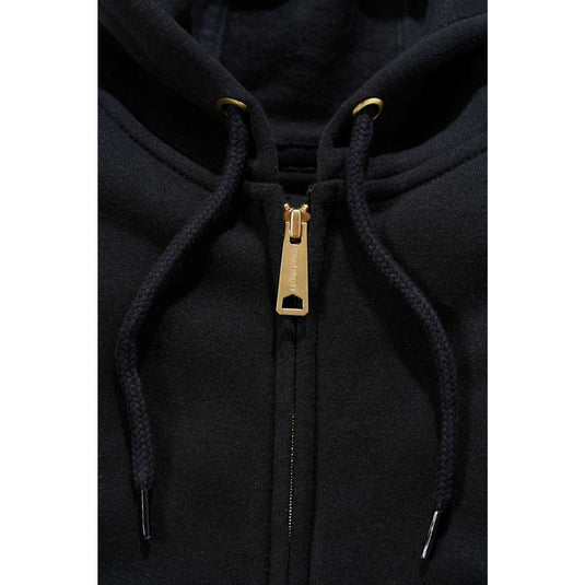 Carhartt Mens' Loose Fit Midweight Full-Zip Sweatshirt Black K122-BLK