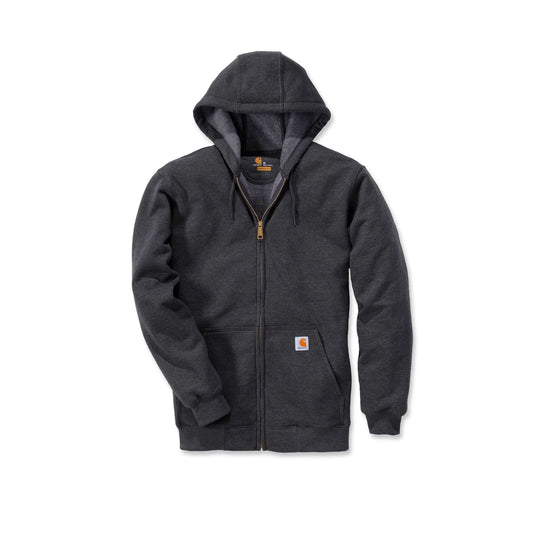 Carhartt Mens' Loose Fit Midweight Full-Zip Sweatshirt Carbon Heather K122-026