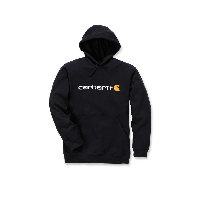 Load image into Gallery viewer, Carhartt Mens&#39; Loose Fit Midweight Logo Graphic Sweatshirt Black 100074-001
