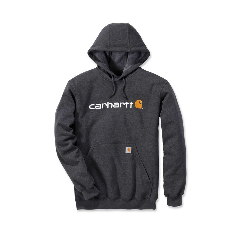 Load image into Gallery viewer, Carhartt Mens&#39; Loose Fit Midweight Logo Graphic Sweatshirt Carbon Heather 100074-026
